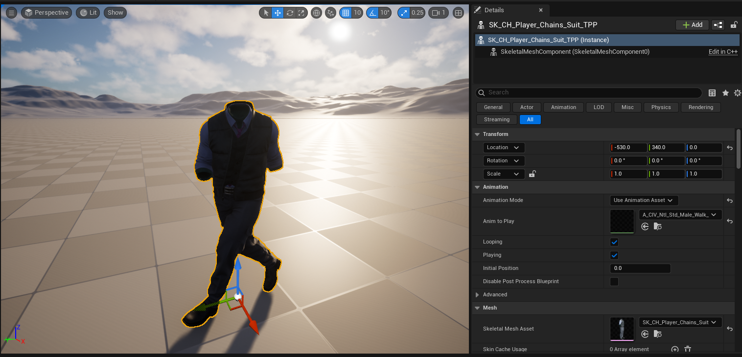 View animations and skeletons