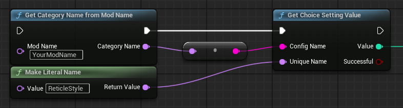 Choice Setup