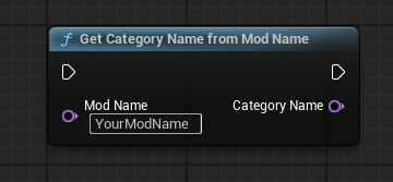 Get Category Name Node